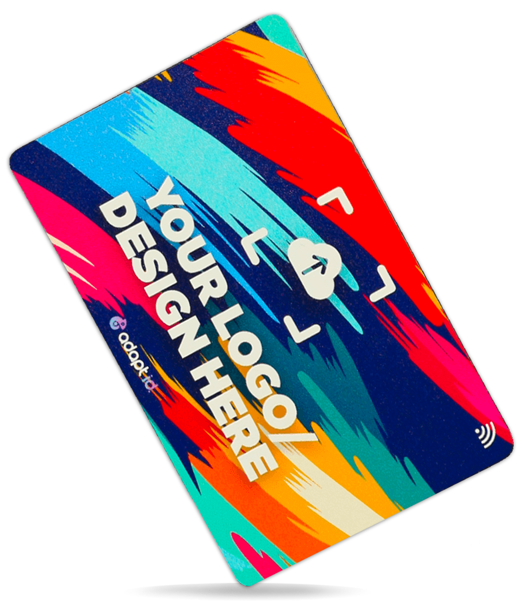 Contactless Bespoke Eco-Friendly Business Card 'White Edges' PLA